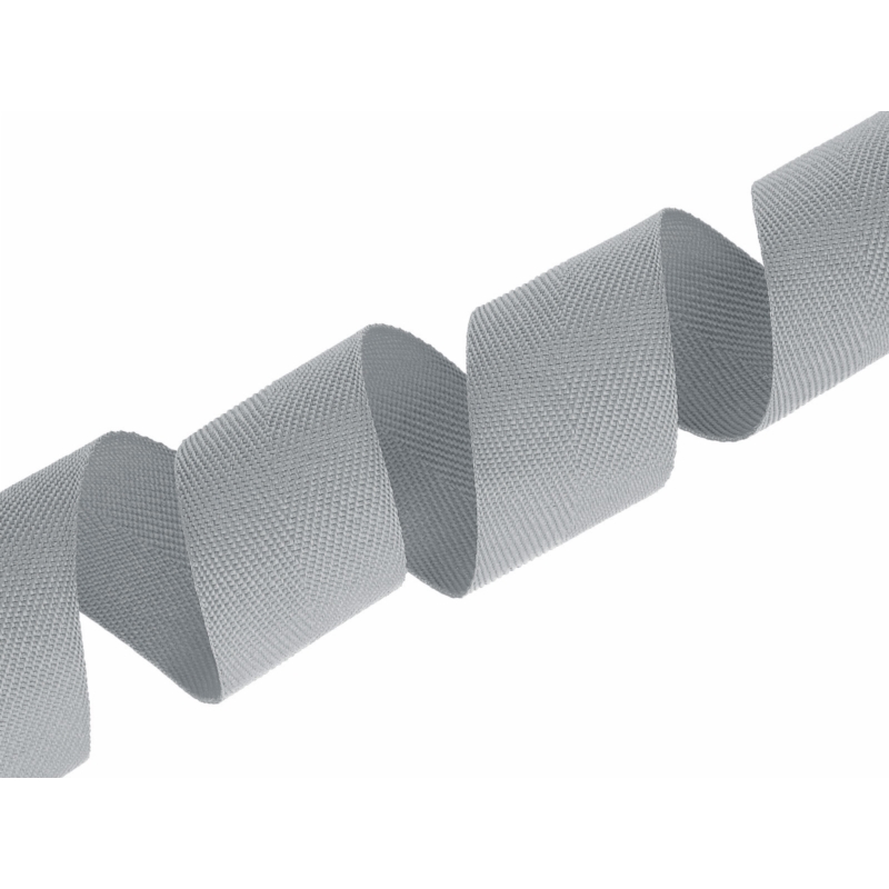 Herringbone twill tape 30 mm/0,8 mm grey (135)