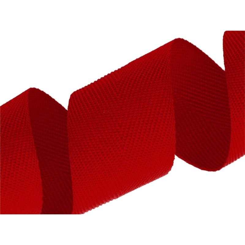 Herringbone twill tape 30 mm/0,8 mm red (620)