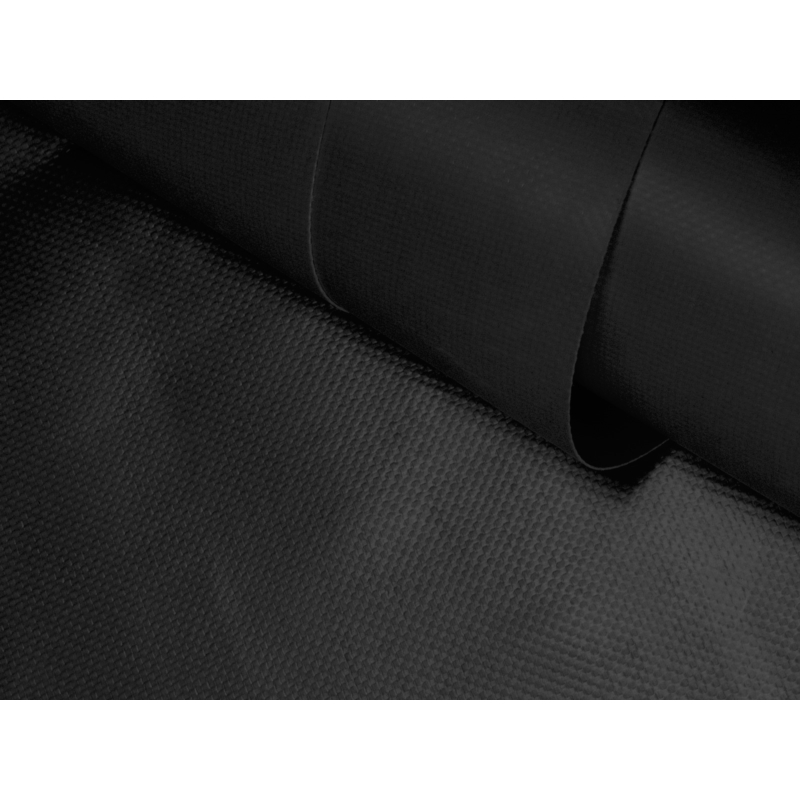 POLYESTER FABRIC TARPAULIN BLACK 150 CM 1 MB