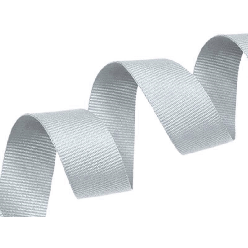 Grosgrain ribbon 20 mm/0,40 mm light grey (336)