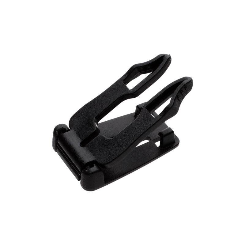 Folding plastic buckle 25 mm black 50 pcs