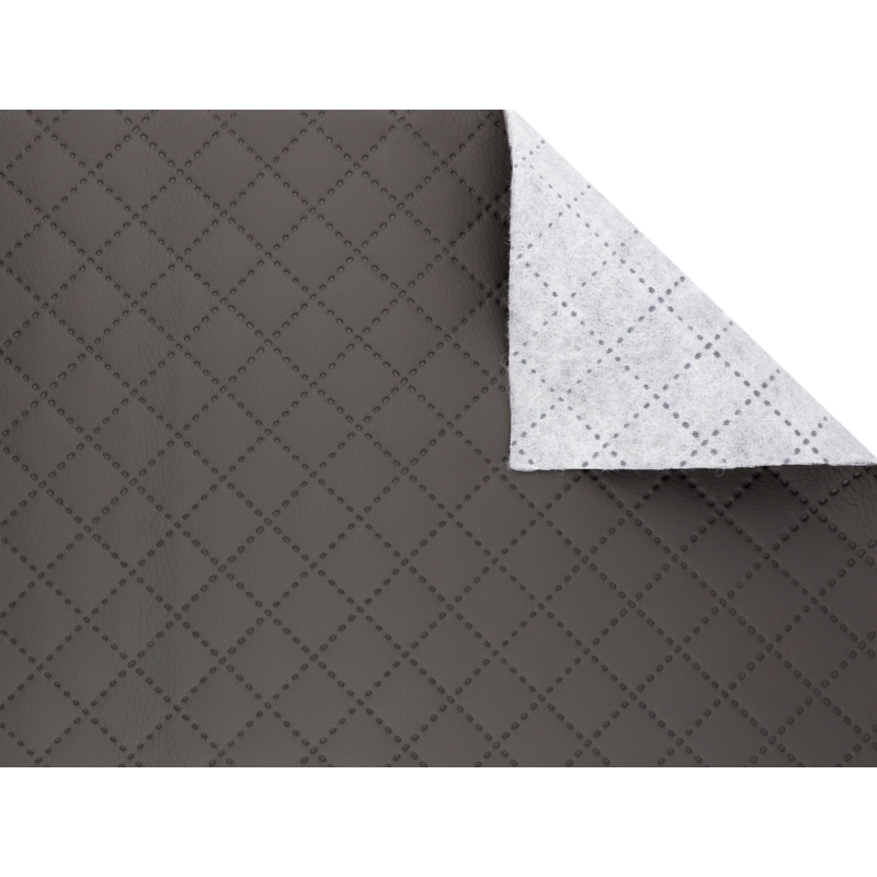 IMITATION QUILTED LEATHER STARS GREY 140 CM 1 MB