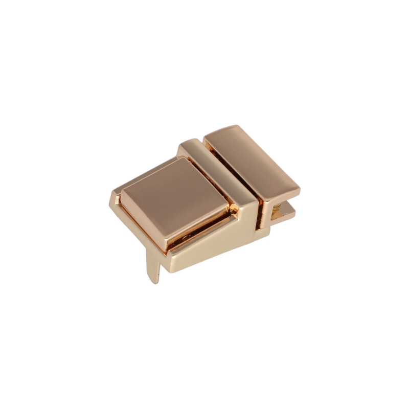 Briefcase lock 20/27 mm 483 light gold 10 pcs