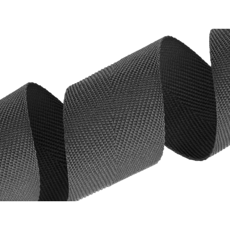 Herringbone twill tape 30 mm/0,8 mm graphite (301)