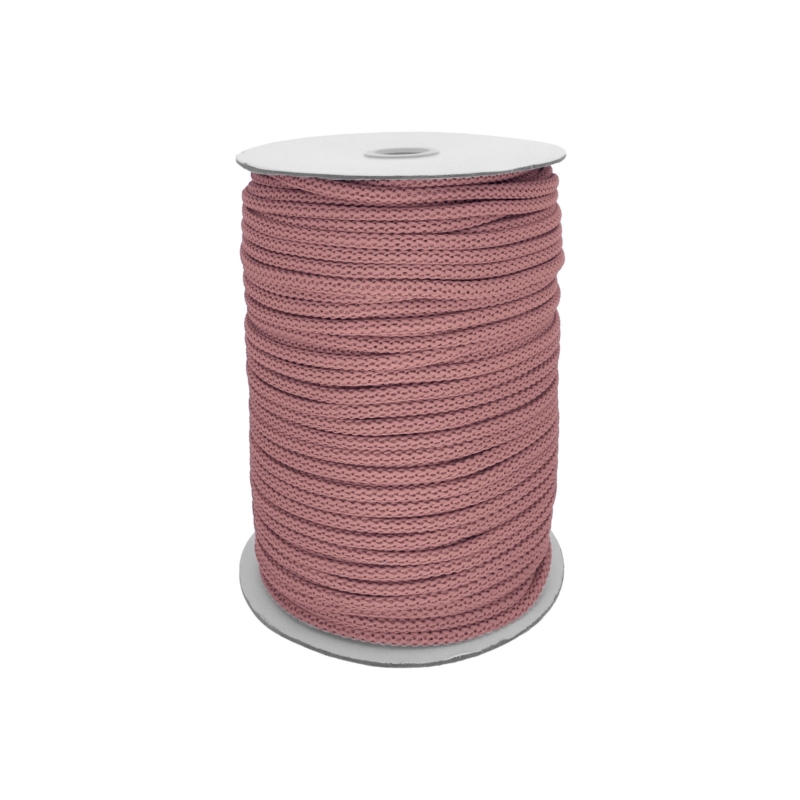 Polyester cord 6 mm dark dirty pink (221)