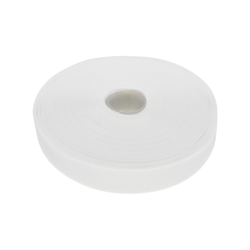 HOOK AND LOOP TAPE LOW-PROFILE  (501) WHITE PES/NYLON 25 MB