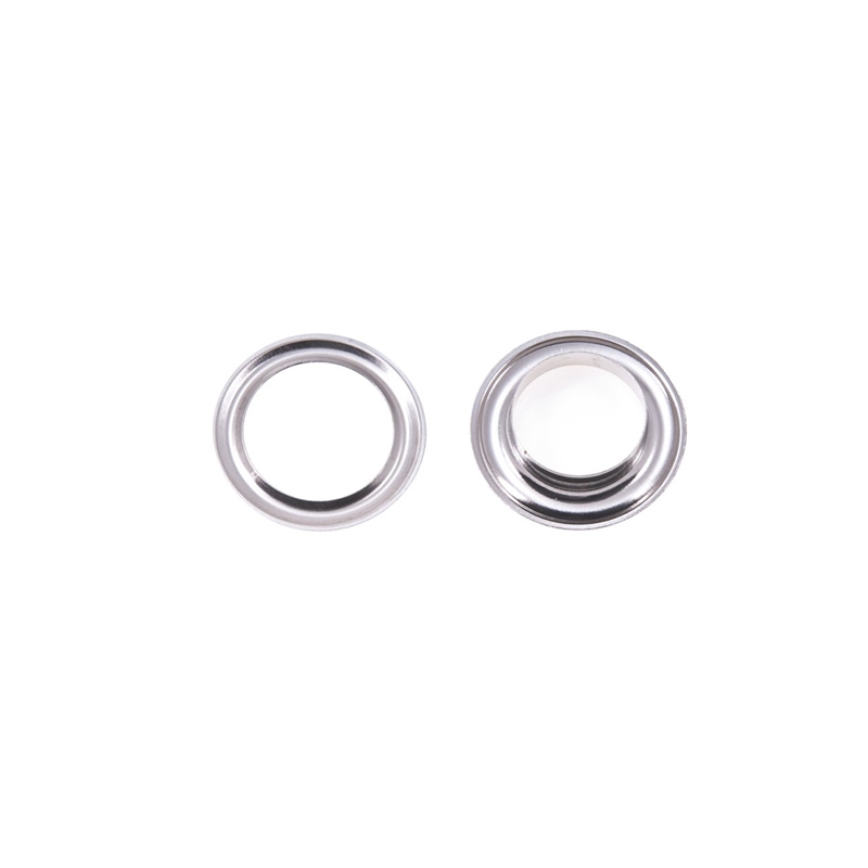 METAL  EYELET  WITH GROMMET 40/60/7 MM NICKEL