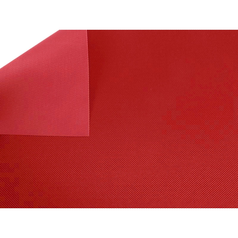 POLYESTER FABRIC 420D PVC COVERED RED 171 150 CM 50 MB