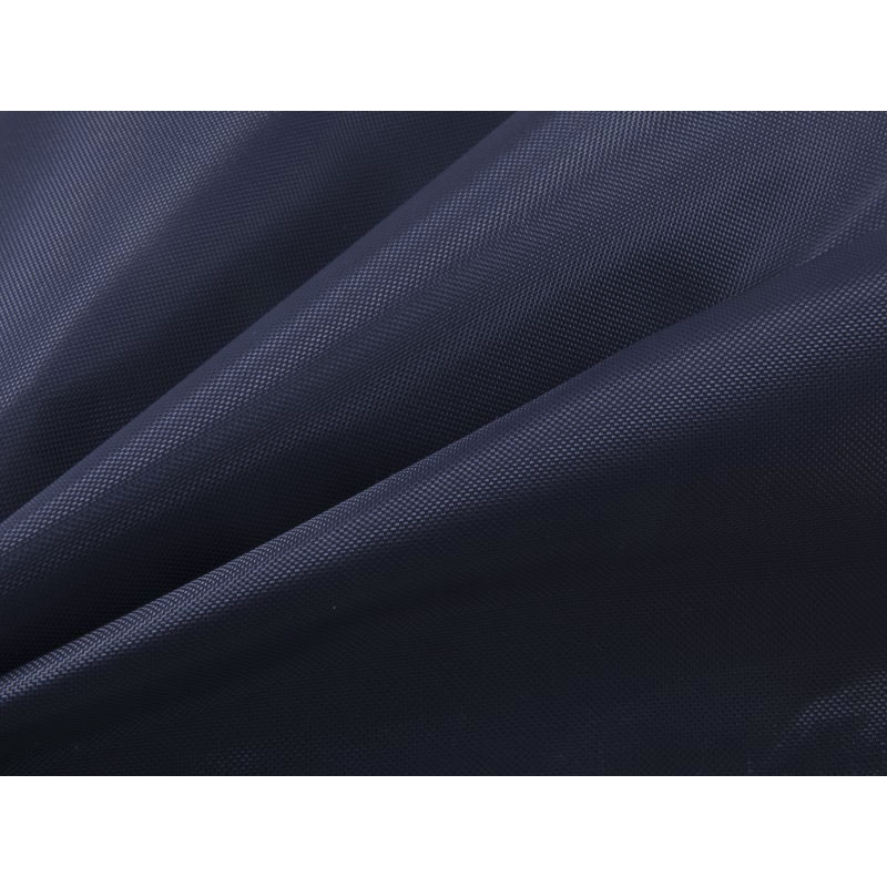 POLYESTER FABRIC 420D PVC-D COVERED NAVY BLUE 058 150 CM 50 MB