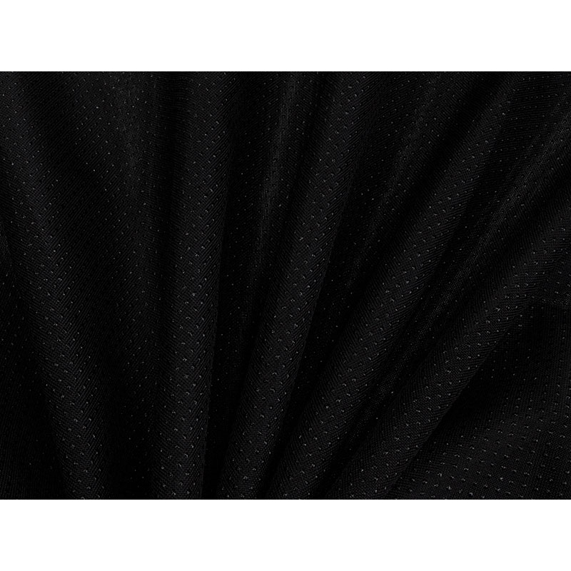 ANTI-SLIP POLYESTER FABRIC 600D PU COVERED BLACK  (580) 145 CM 100 MB