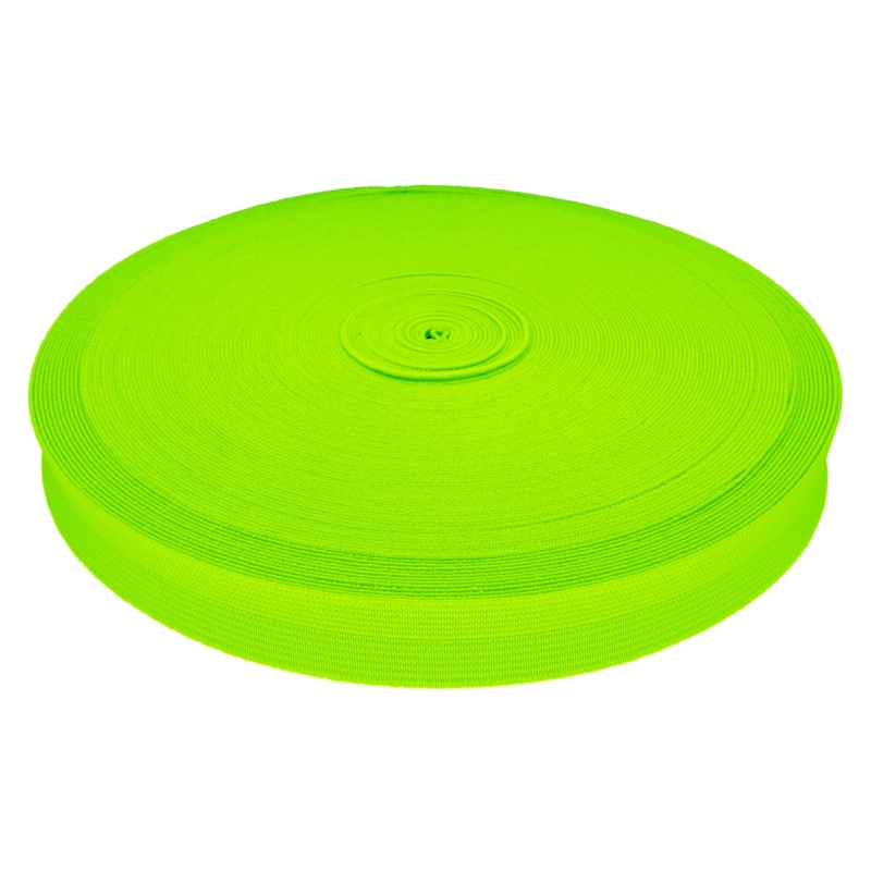 Fold-over elastic 23 mm /1,10 mm green neon (1001)