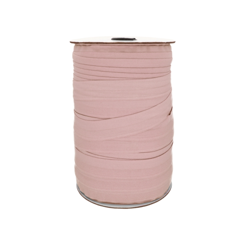 Fold-over elastic 20 mm /0,65 mm steel pink (046)