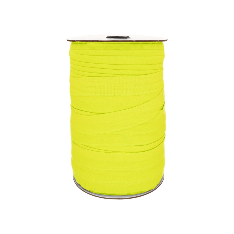 Fold-over elastic 20 mm /0,65 mm lemon yellow (062)