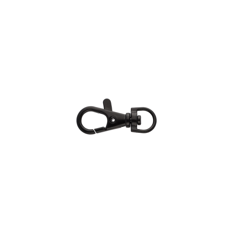 METAL  SNAP HOOK&nbsp9 MM BLACK MATT 100 PCS