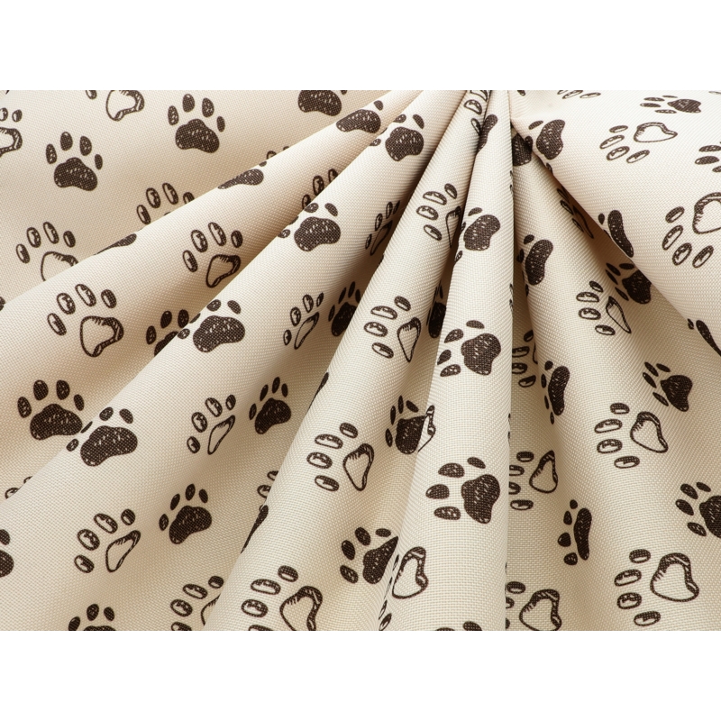 Polyester fabric premium 600d*300d waterproof pvc-d covered&nbspbeige in  foot  146  cm