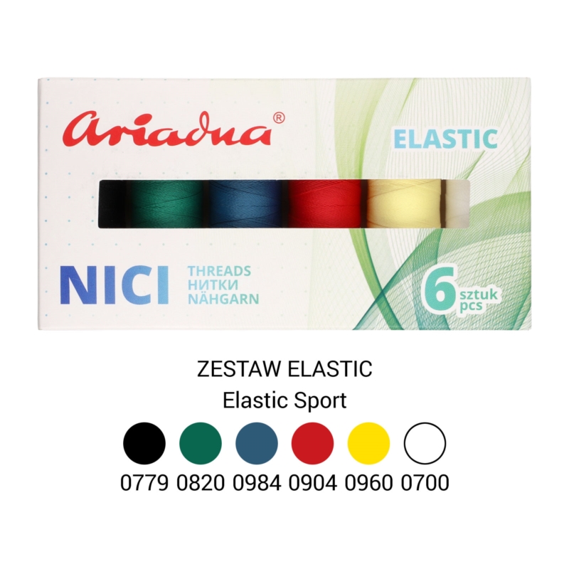 Nici szwalnicze zestaw elastic sport Artyn 120