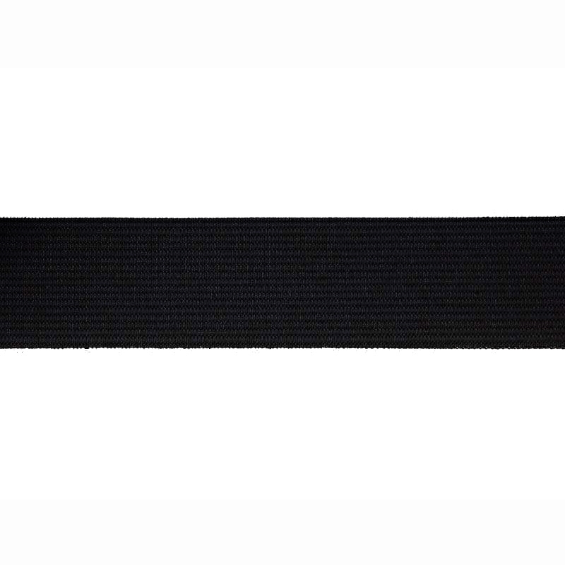 ELASTISCHER BAND  FLACH  GEWEBTE&nbsp10 MM (580)&nbspSCHWARZ POLYESTER 50  LM