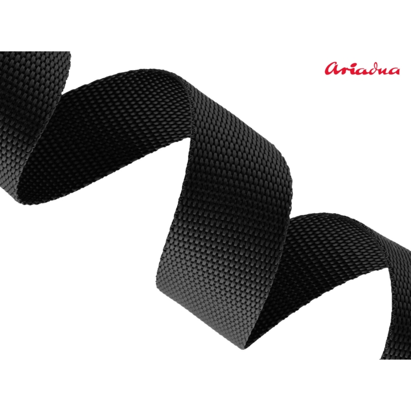 TRAGBAND ARIADNA 25 MM SCHWARZ 580 PP 50 LM