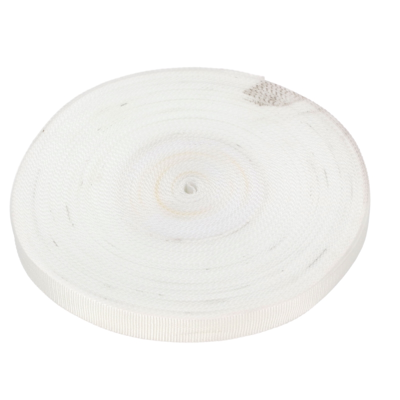 WEBBING 30 MM / 1,3 MM  WHITE 501 501 PP 50 MB -  SECOND TYPE