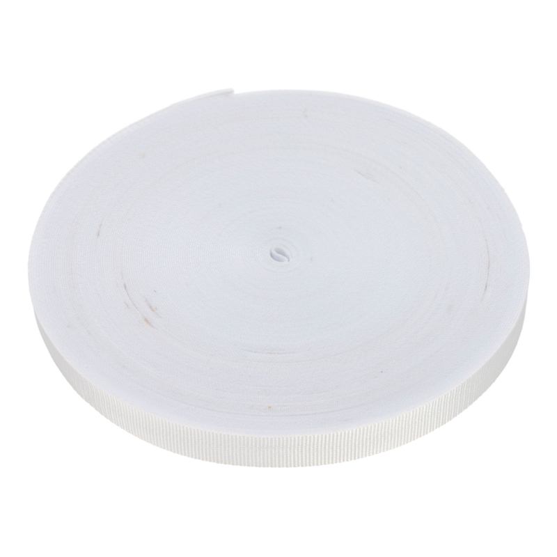 WEBBING 30 MM / 1,3 MM  WHITE 501 501 PP 50 MB -  SECOND TYPE