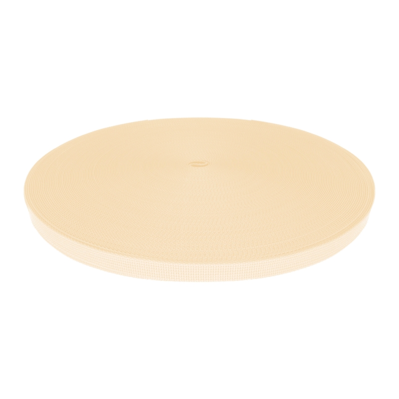 WEBBING TAPE P10 15 MM LIGHT BEIGE 122 PES&nbsp