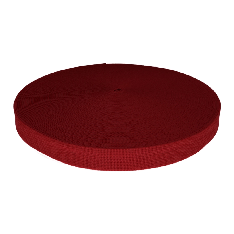 WEBBING TAPE P10 25 MM MAROON 059 PES  