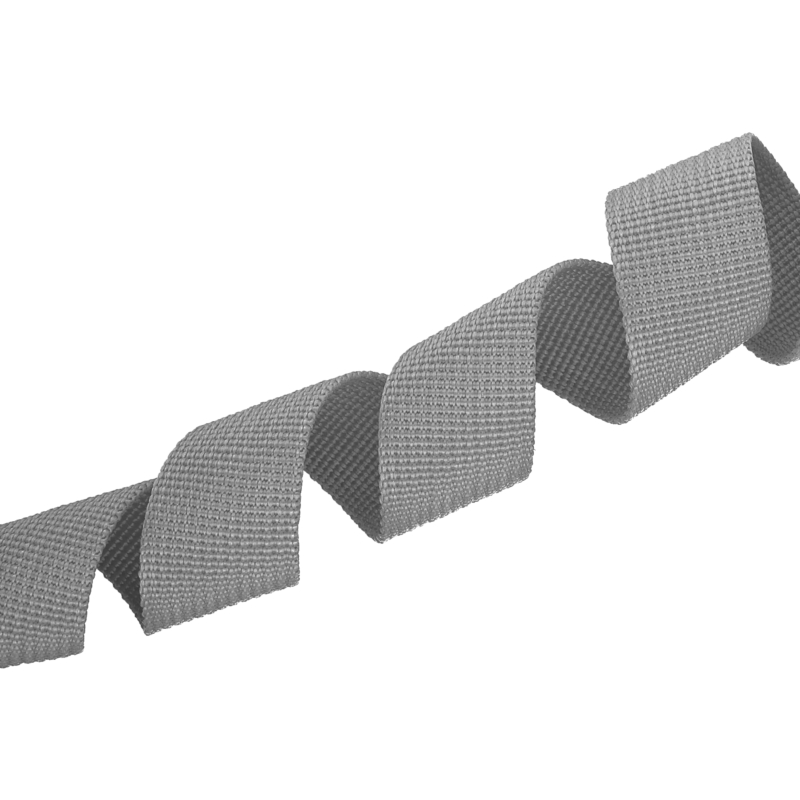 WEBBING TAPE P10 25 MM GREY 058 PES&nbsp&nbsp