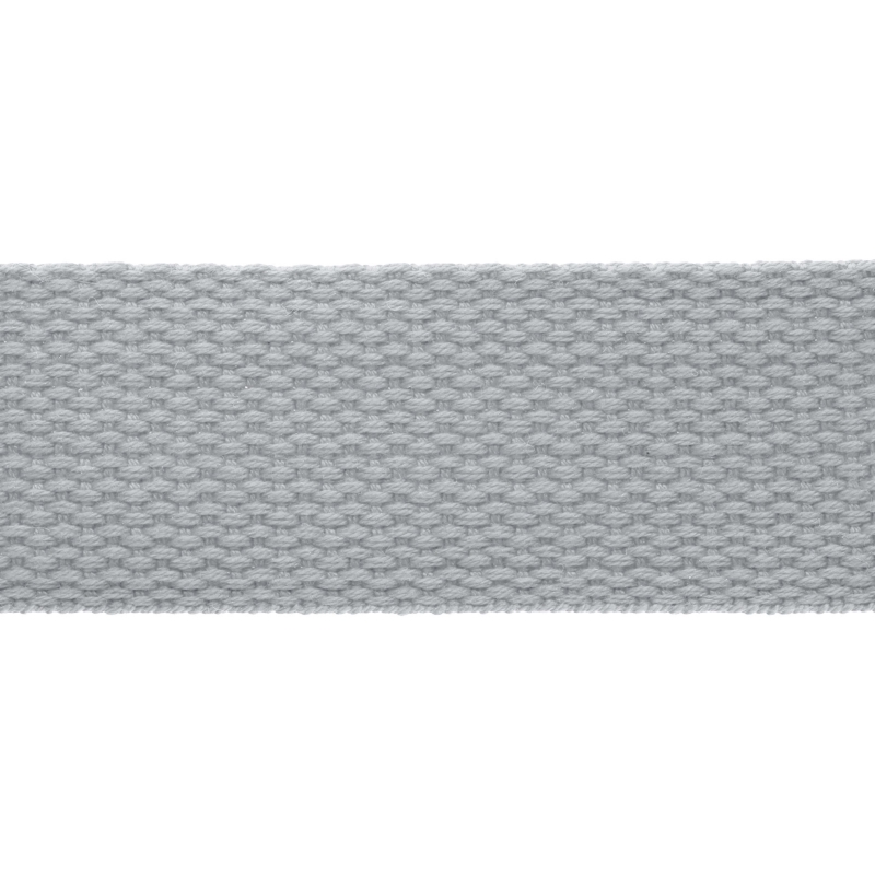 Polycotton webbing 1,4 mm grey 134 pp 50 yd