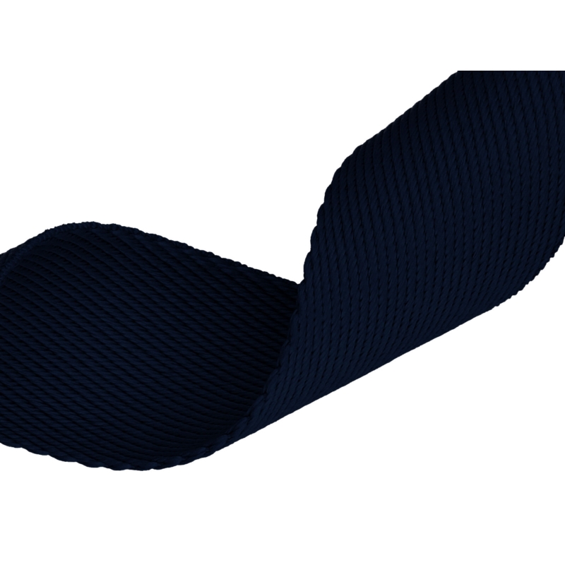 Polycotton webbing 1,6 mm (+/-5%) dark blue 50 yd