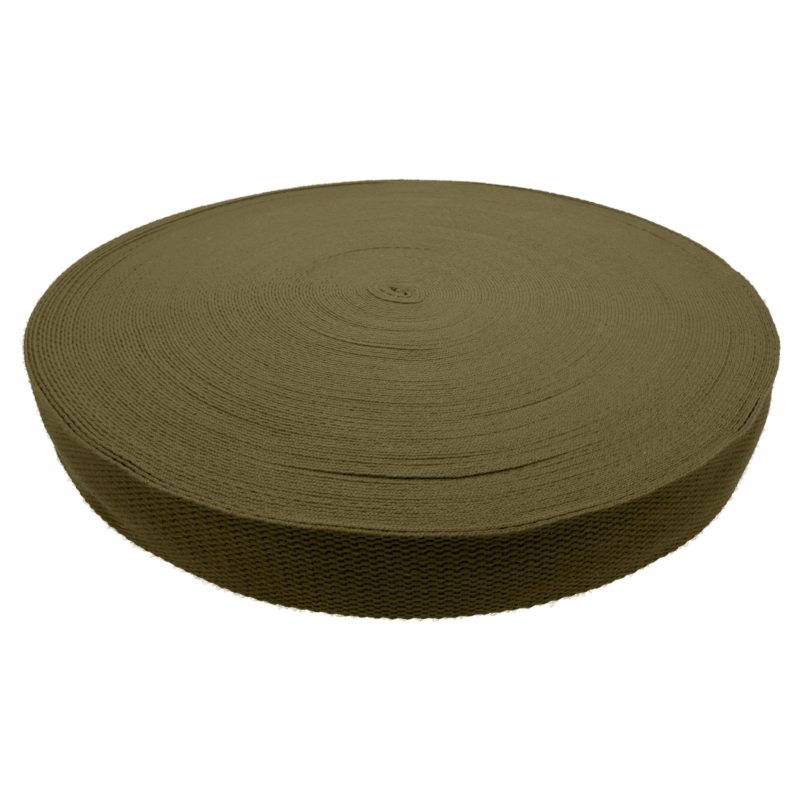 Taśma nośna polycotton 32x2 mm (D 173) khaki