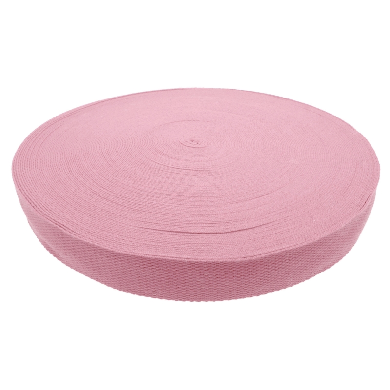 Polycotton tragband 2 mm licht rosa 552 pp 50 yd