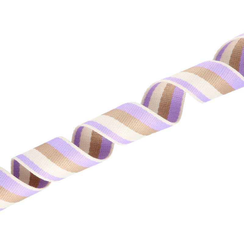 Polycotton webbing 38 mm/1,3 lilac 50 yd