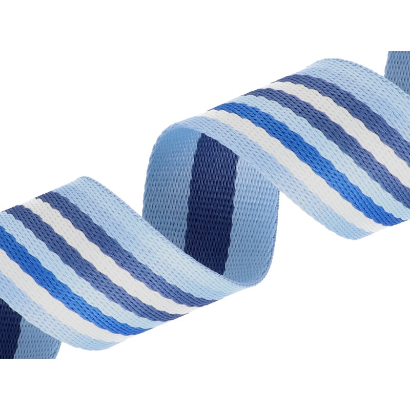 Polycotton webbing 38 mm/1,2 cobalt 50 yd