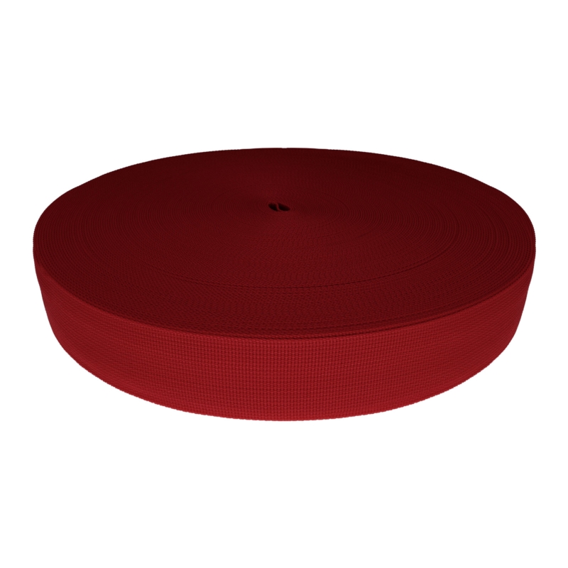 WEBBING TAPE P10 38 MM MAROON 059 PES