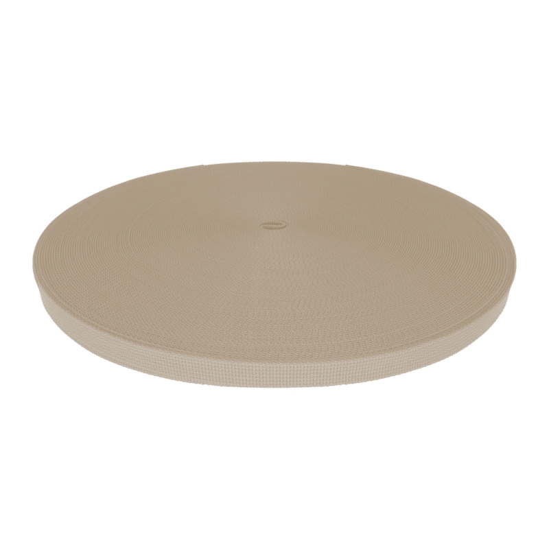 WEBBING TAPE P10 10 MM BEIGE 098 PES  