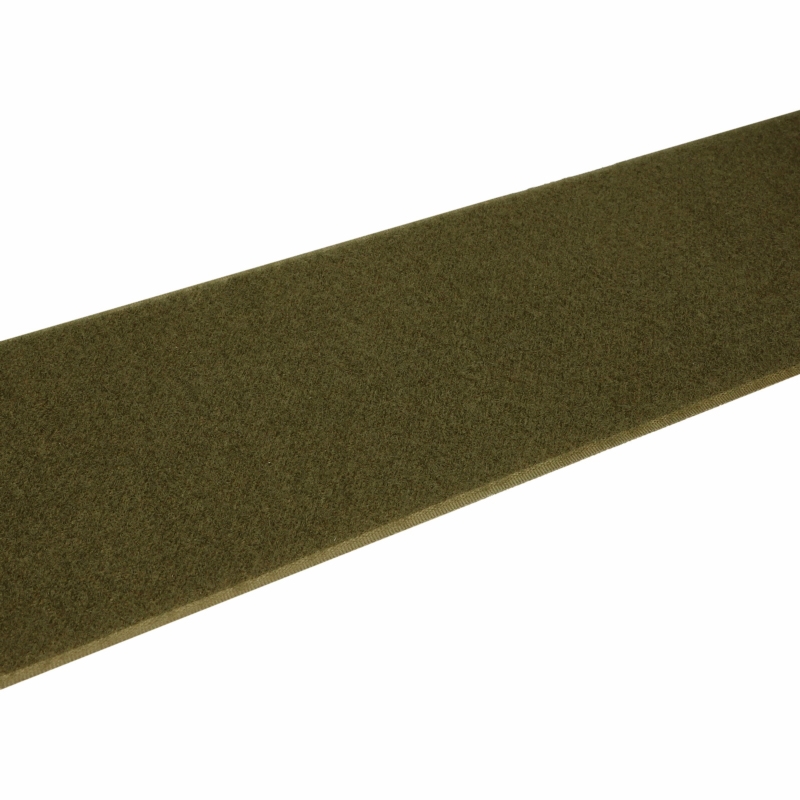 Hook and loop tape  olive&nbsp170 polyester/nylon loop 25 mb