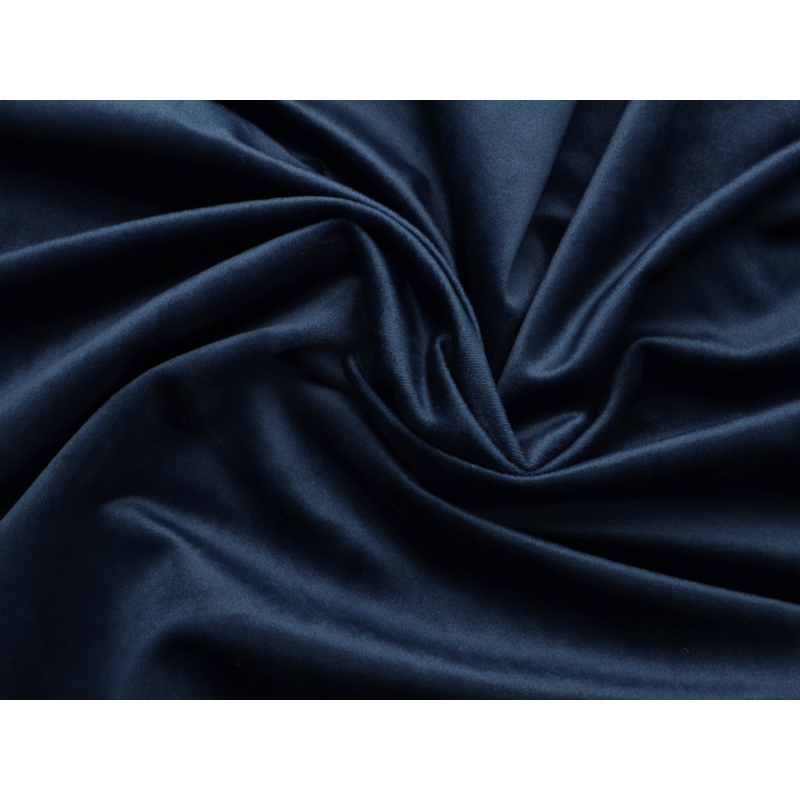 SUEDE FABRIC (VELOUR) 260 G/M2 NAVY BLUE