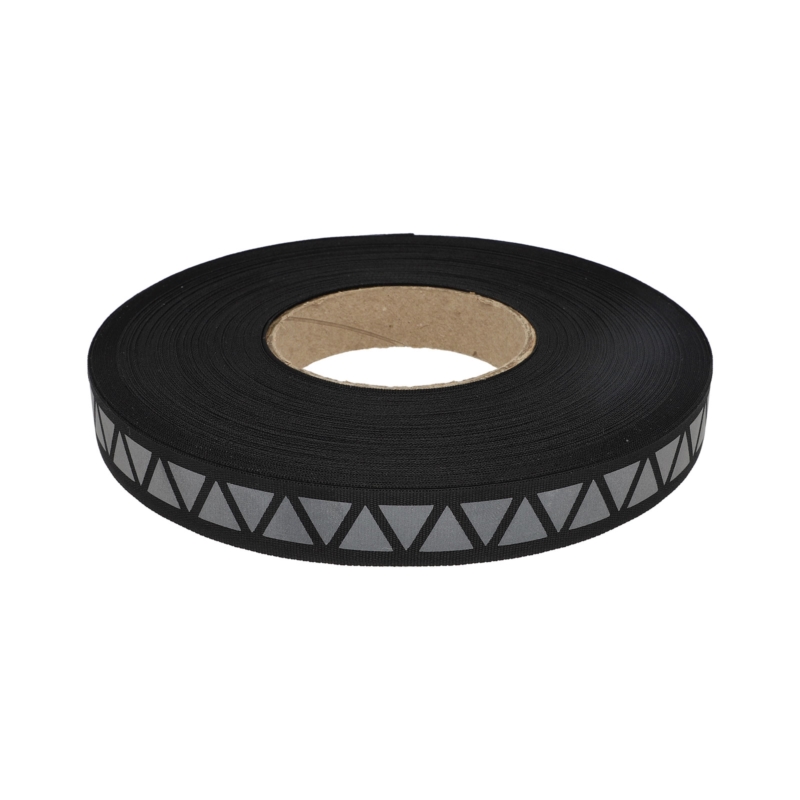 Reflective tape 20 mm black + reflector 50mb