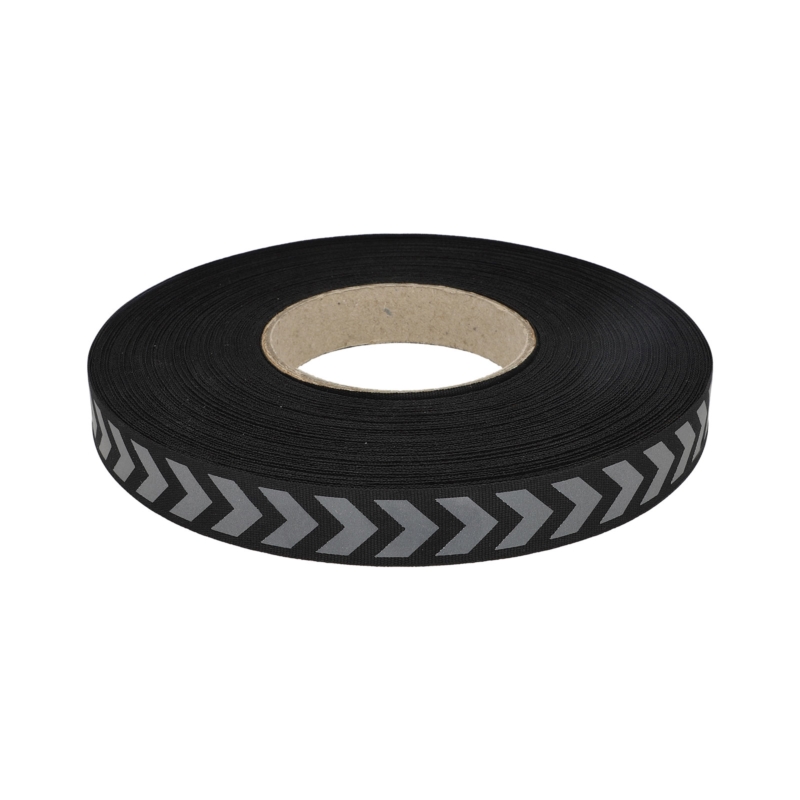 Reflective tape 20 mm black + reflector 50mb