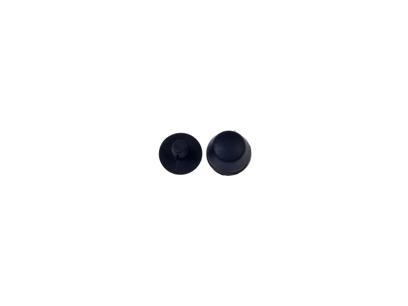 Plastic luggage feet 18,5/18,3 mm black 1000 pcs