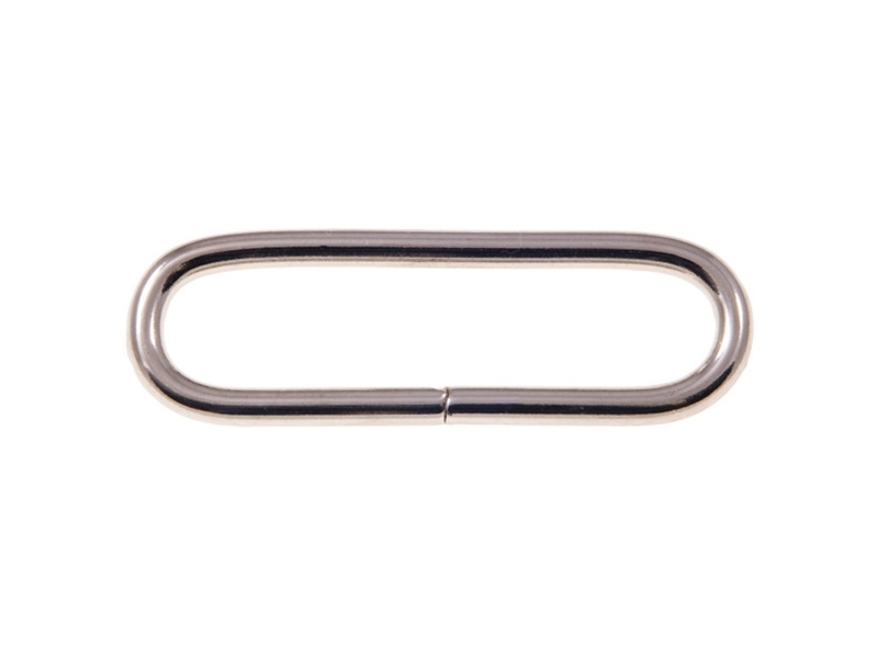 METALLRING (OVAL)  60/13/4,4 MM  NICKEL DRAHT 100  ST.