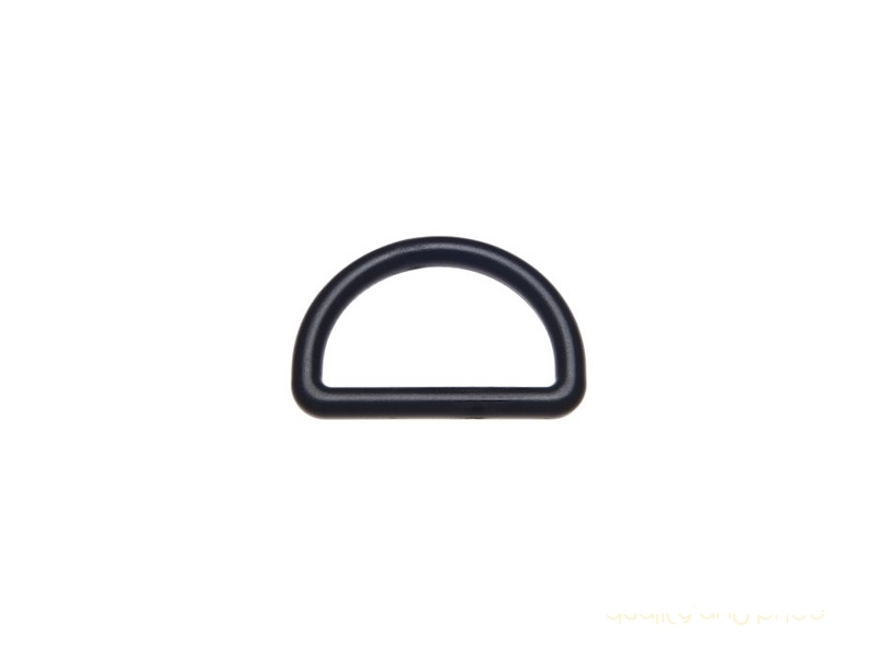 Plastic d-ring 25 mm (0324-8072b) olaf black 100 pcs