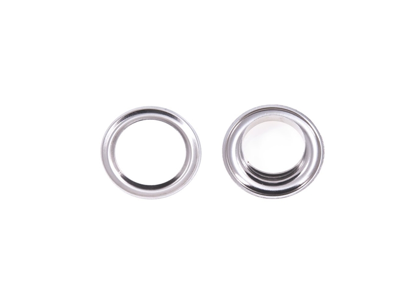 METAL   EYELET WITH GROMMET 10/19/7 MM NICKEL 1000 PCS