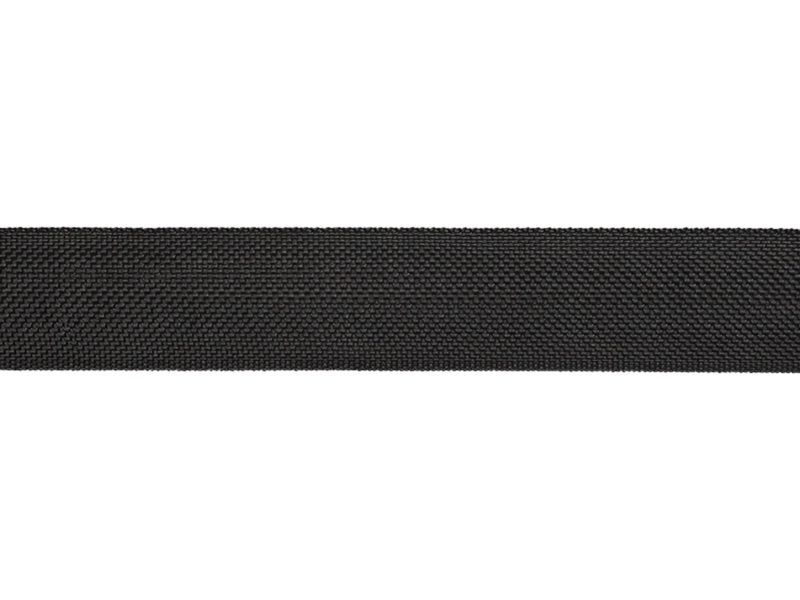 Polyester twill tape 25 mm black (580) Polyester twill tape 25 mm black (580)