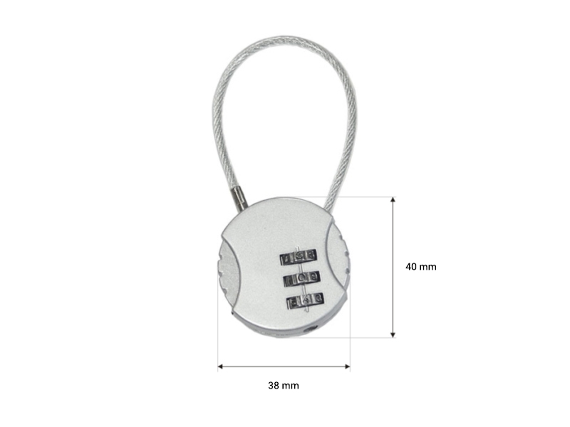 METAL PADLOCK COMBINATION LOCK 0173 1 PCS