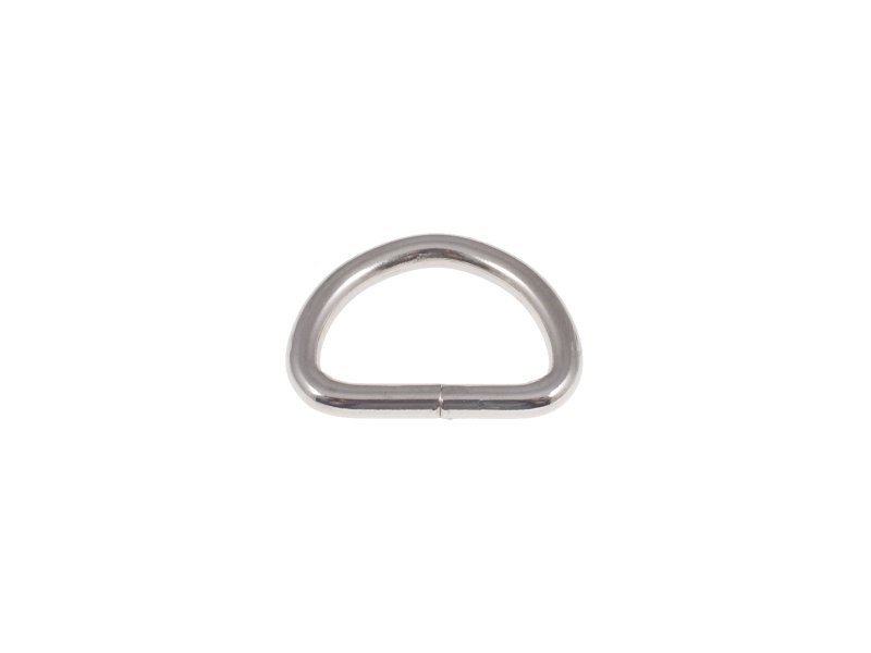 HALBRING AUS METALL    25/15/4 MM NICKEL ABGUSS 100 ST.