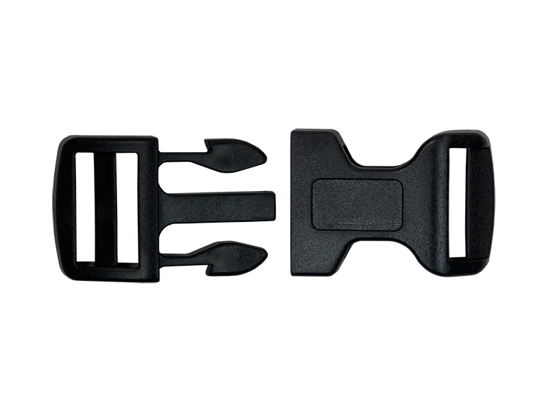 PLASTIC BUCKLE 20 MM SABA BLACK 100      PCS