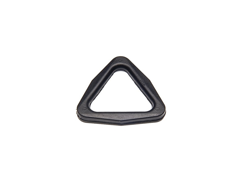 Plastic  triangle 25 mm lucjan black 100 pcs