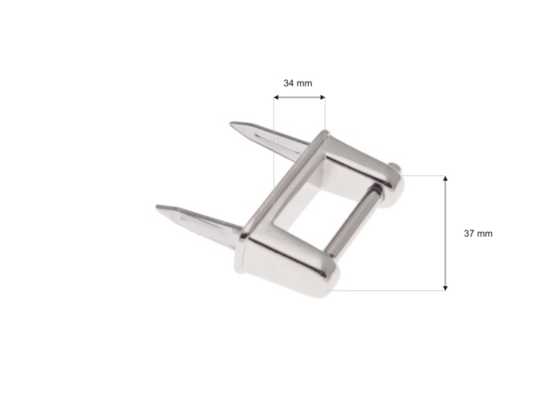 Metal holder for handle nickel 1 pcs