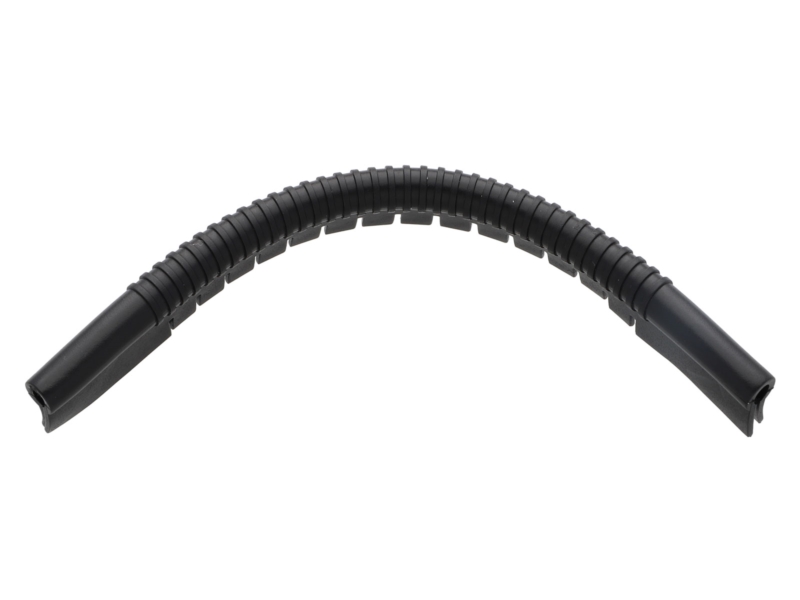 Plastic corner for bags black 100 pcs